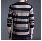 Men's Long-Sleeved T-Shirts  Men'S Bottoming Shirt Casual- Round Neck.