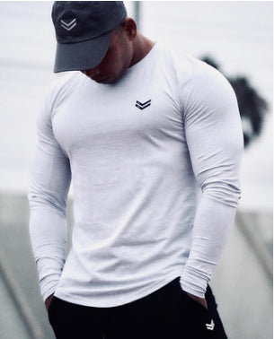 New Long Sleeve T Shirt Sport Men Gym Shirt Quick Dry style: Casual...