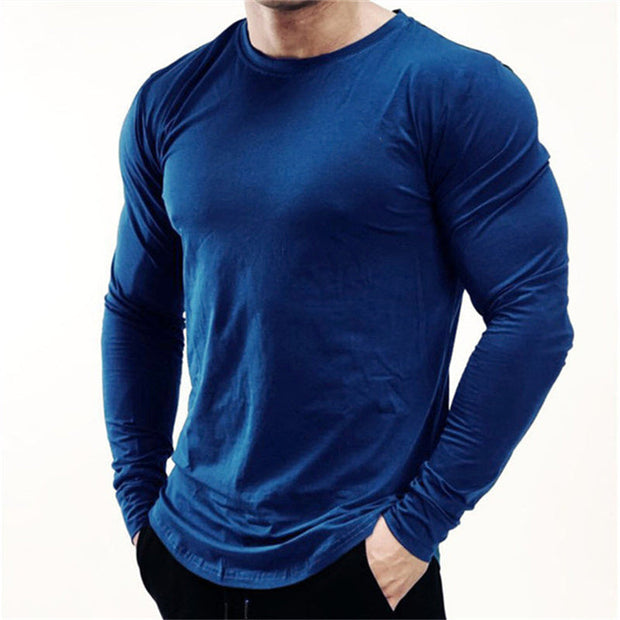 New Long Sleeve T Shirt Sport Men Gym Shirt Quick Dry style: Casual...