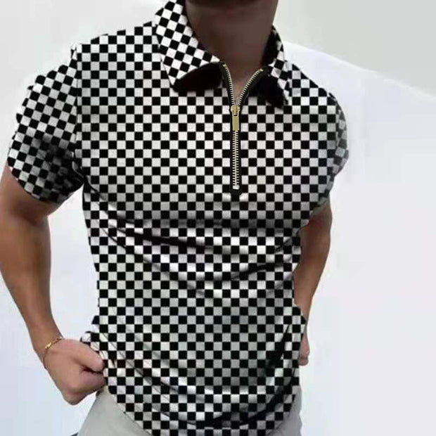 Men's Polo Shirt Men Solid Polo Shirts Brand Men Short-Sleeved Shirt..