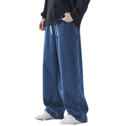 Straight Jeans Men's Spring And Summer Thin High Street Loose Wide Leg