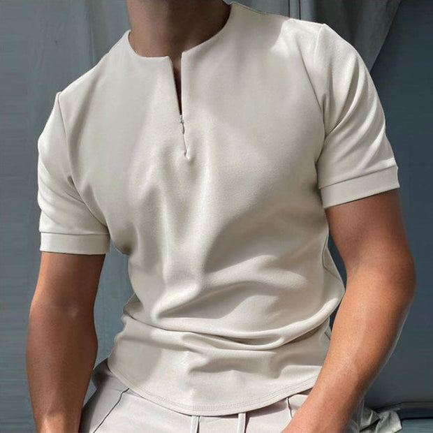 Men's Polo Shirt Men Solid Polo Shirts Brand Men Short-Sleeved Shirt..