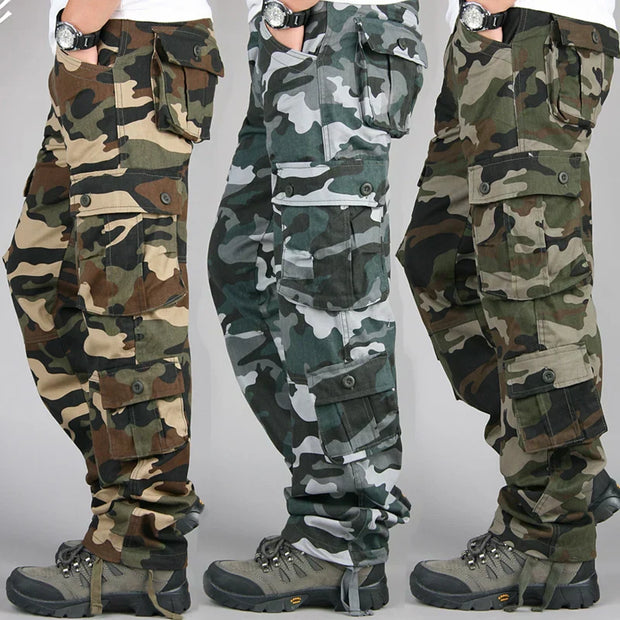 Men's Tactical Camouflage Overalls - High-Quality Cotton Gear