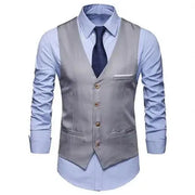 Men Slim Fits Mens Suit Vest Male Waistcoat Gilet Homme