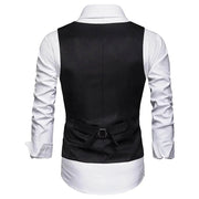 Men Slim Fits Mens Suit Vest Male Waistcoat Gilet Homme