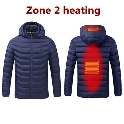 NWE Men Winter Warm USB Heating Jackets with Smart Thermostat