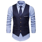 Men Slim Fits Mens Suit Vest Male Waistcoat Gilet Homme