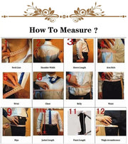 Men 3 Pieces Sets Groom Tuxedos Male Prom Blazers Complete Set