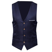 Men Slim Fits Mens Suit Vest Male Waistcoat Gilet Homme