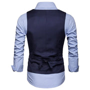 Men Slim Fits Mens Suit Vest Male Waistcoat Gilet Homme