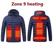 NWE Men Winter Warm USB Heating Jackets with Smart Thermostat