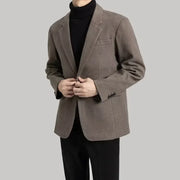 High Quality Men Blazer Trendy Style Brand Loose Casual Woolen Blazers