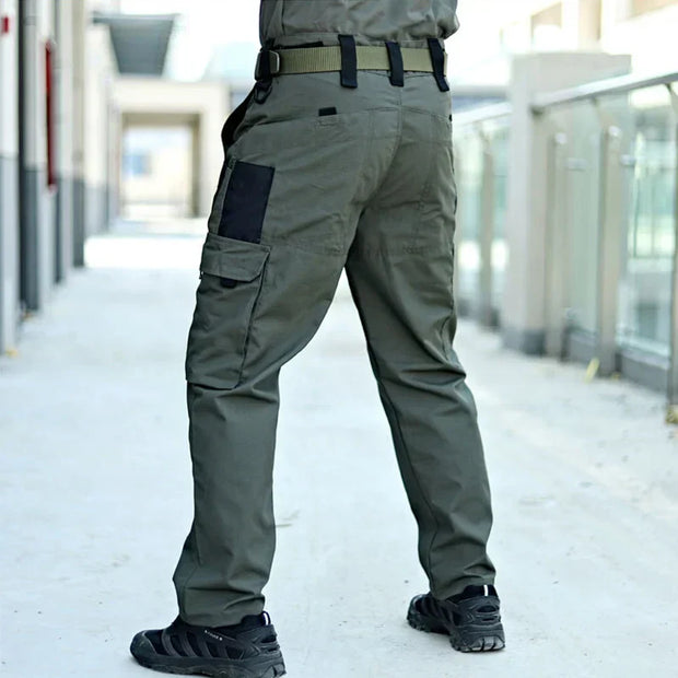 New Men's Tactical Work Pants Outdoor Waterproof Cargo Trousers Casual