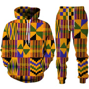 Retro African 3D Printed Hoodie Suit Fashion Tracksuit