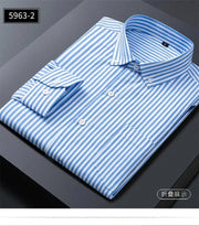 Classic Striped Dress Shirt for Men