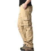 Large Pocket Loose Overalls Men's Outdoor Sports Pants PureCottonprand