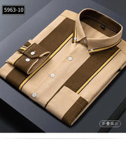 Classic Striped Dress Shirt for Men