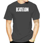 -shirt featuring biathlon wintersport text print