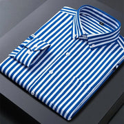 Classic Striped Dress Shirt for Men