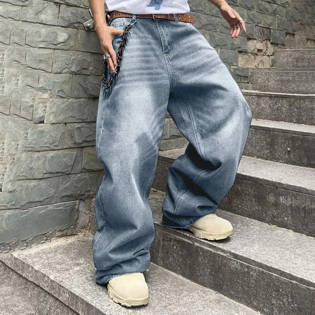 Baggy Jeans Retro Trousers Korean Fashion Loose Fit Denimv fashion ...