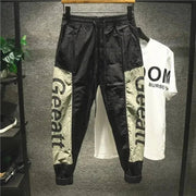 Men Summer Black Trousers Man Harem Joggers Green Emo Casual