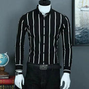 Classic Striped Dress Shirt for Men