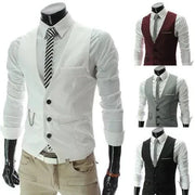 Korean Style Men's Formal Dress Vest - Fashionable High Street