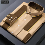 Classic Striped Dress Shirt for Men