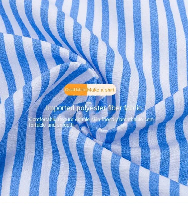 Classic Striped Dress Shirt for Men