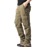 Large Pocket Loose Overalls Men's Outdoor Sports Pants PureCottonprand