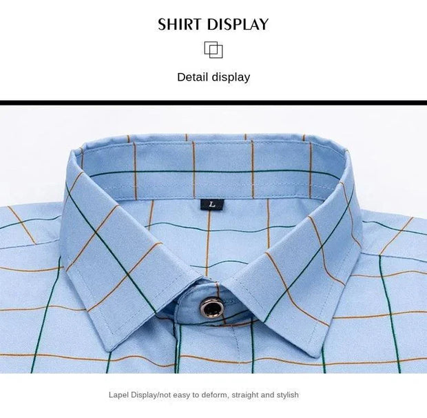 Classic Striped Dress Shirt for Men