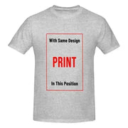 Shirt Funny Mike Printed Short Sleeves Oversized Tee for Men