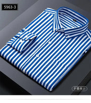 Classic Striped Dress Shirt for Men