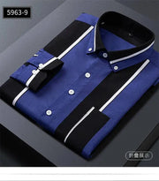 Classic Striped Dress Shirt for Men