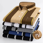 Classic Striped Dress Shirt for Men