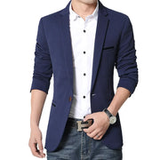 Casual Blazer 2024 Autumn Men's Fashion Slim Business Suit