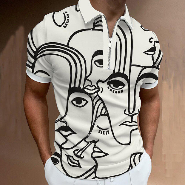 Men's Polo Shirt Men Solid Polo Shirts Brand Men Short-Sleeved Shirt..