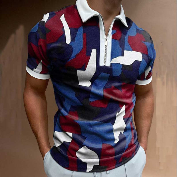 Men's Polo Shirt Men Solid Polo Shirts Brand Men Short-Sleeved Shirt..