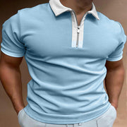 Men's Polo Shirt Men Solid Polo Shirts Brand Men Short-Sleeved Shirt..