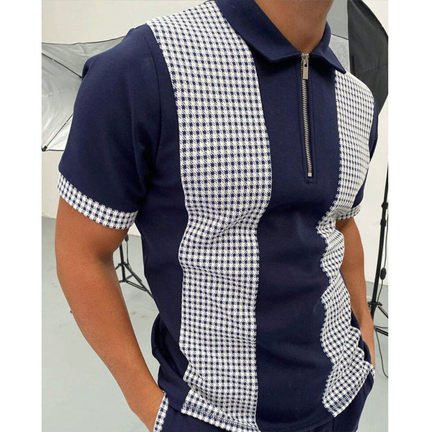 Men's Polo Shirt Men Solid Polo Shirts Brand Men Short-Sleeved Shirt..